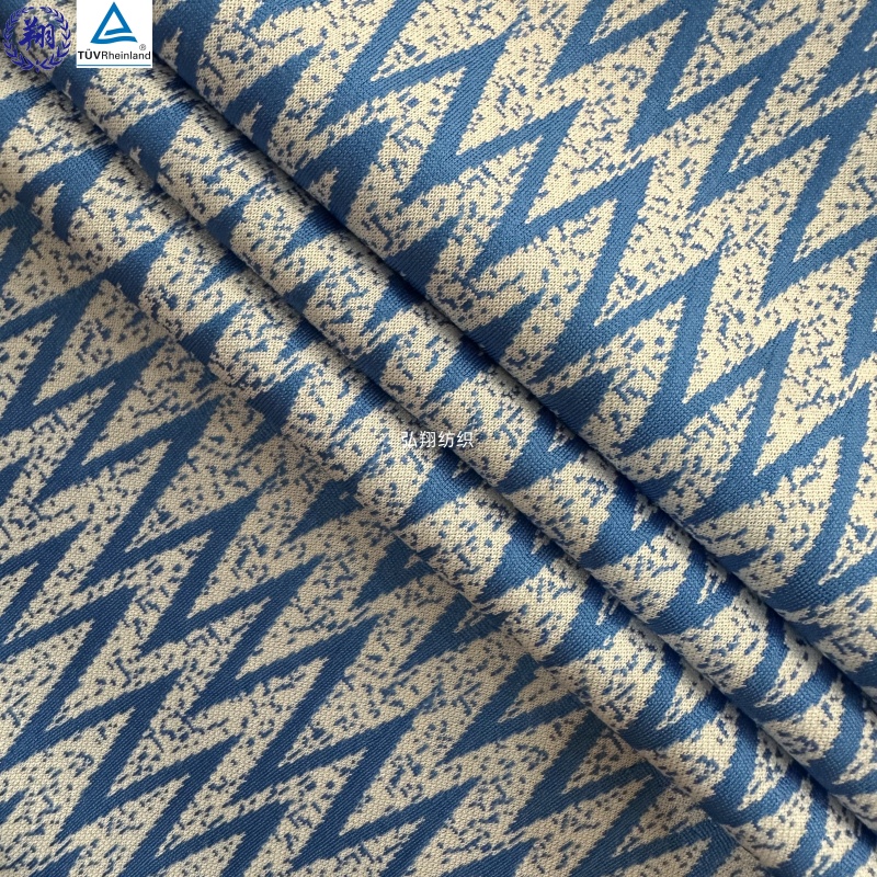 Hot Sale Jacquard Fabric JT279TB2 94% Polyester 6% Spandex For Shawl Underwear Fabric