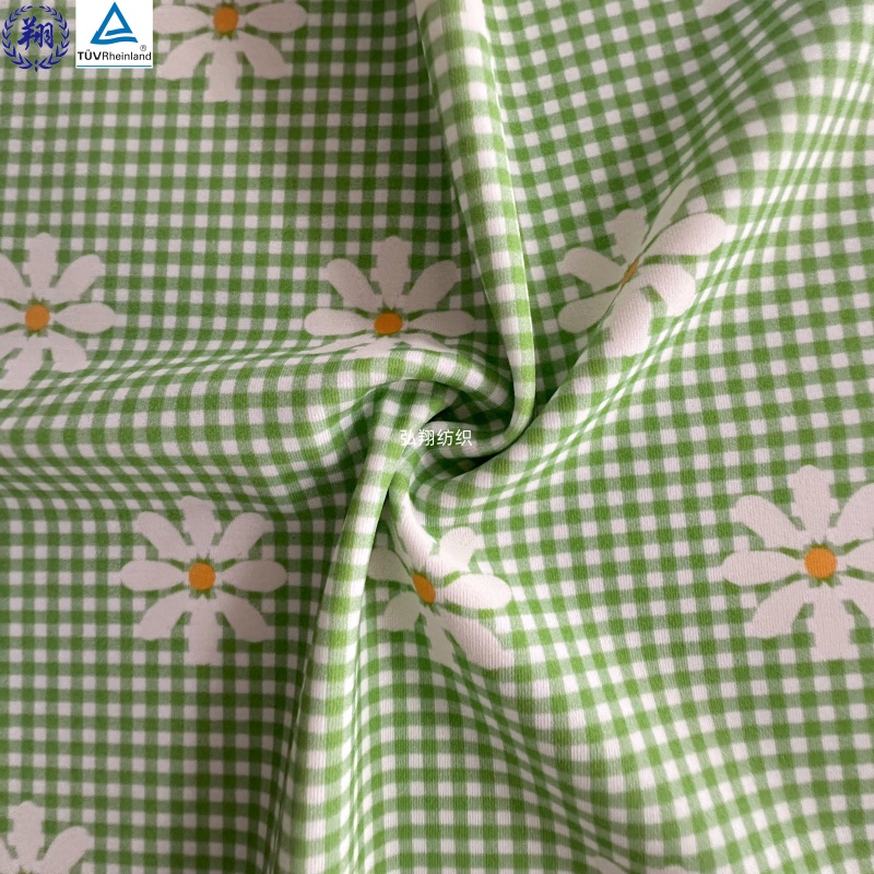 Top Quality Recycle Nylon Fabric 200GSM N352PW6-9-A 82% Recycle Nylon 18% Spandex  For Swimwear Fabric