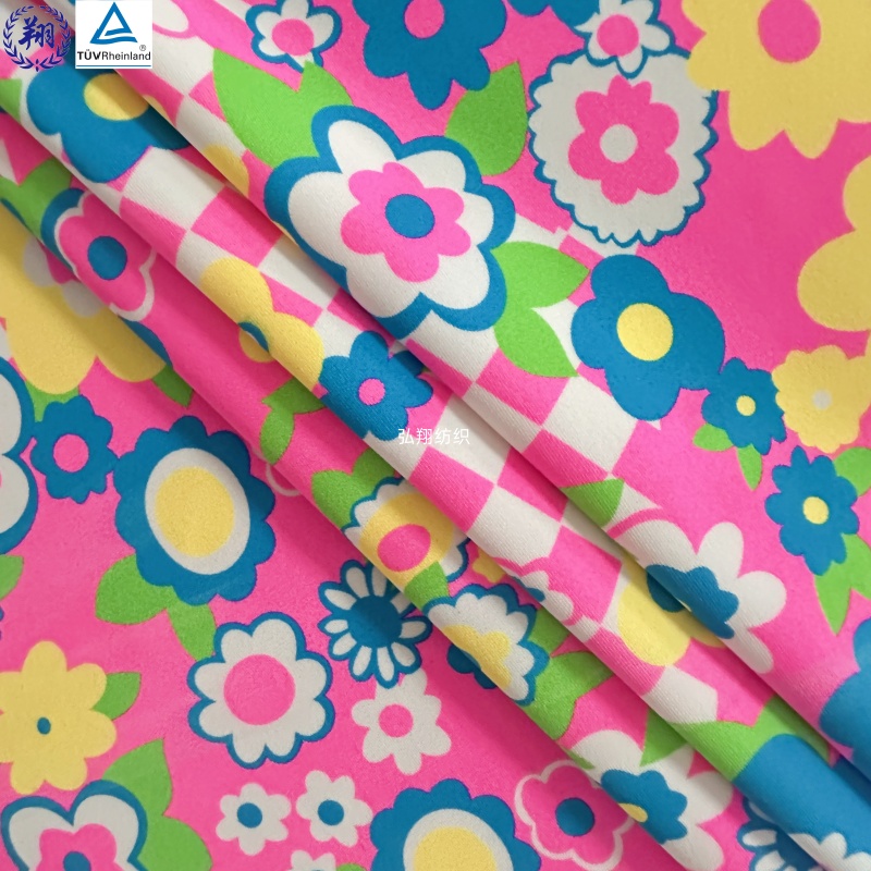 200GSM Recycle Fabric N352PW6-9-A 82% Recycle Nylon 18% Spandex Stretch Fabric For Swimwear Fabric