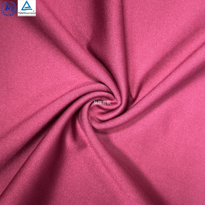 190GSM Shinny Fabric T004TB6 85% Polyester 15% Spandex Fabric Weft Knitted For Sportswear Swimwear