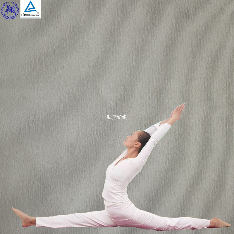 Interlock 245GSM T313TW2 Stretched Fabric 80% Polyester 20% Spandex Underwear Sportswear Yoga Fabric