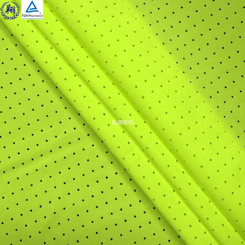 Perforated Fabric N316PW6-H 140GSM 77% Nylon 23% Spandex For Sportswear Fabric