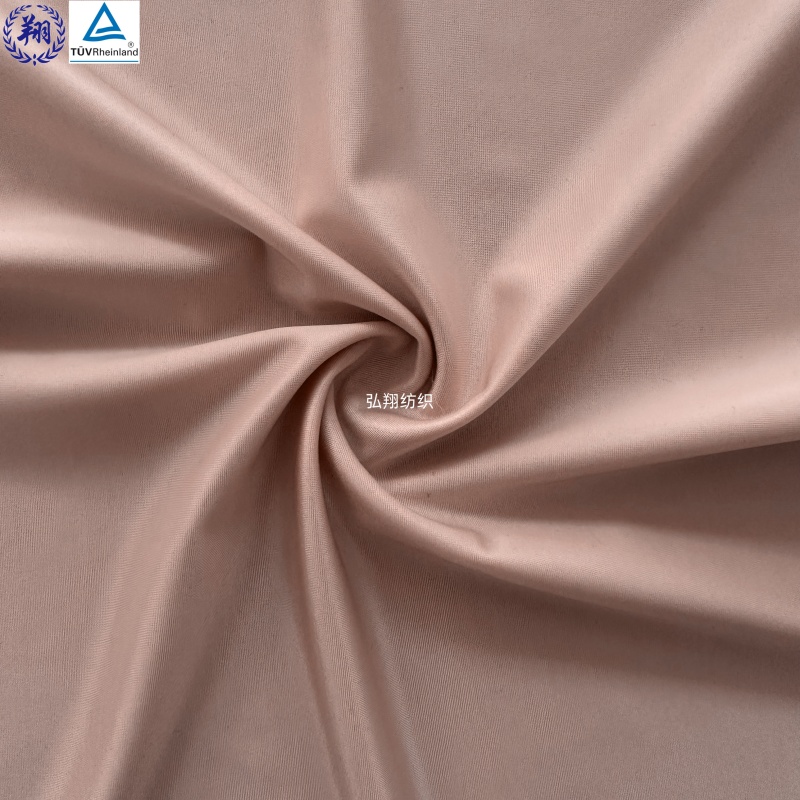 Glossy Silk Feeling Fabric N345PY6 130GSM 72.5% Nylon 27.5% Spandex For Pajamas Underwear