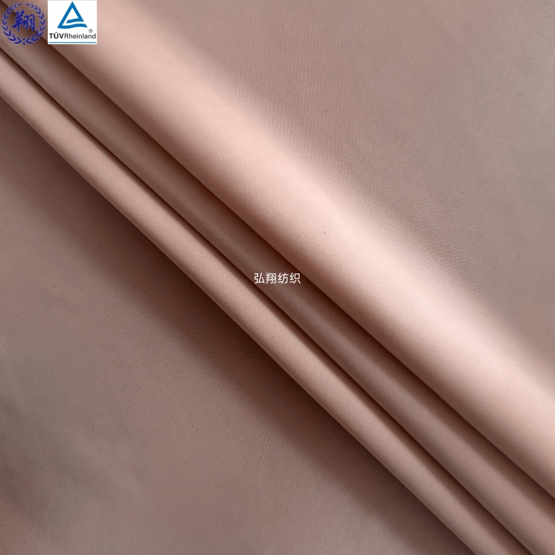 Glossy Silk Feeling Fabric N345PY6 130GSM 72.5% Nylon 27.5% Spandex For Pajamas Underwear